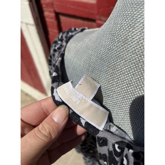 Michael Kors Women's Leopard Print Blouse Large - Picture 6 of 6